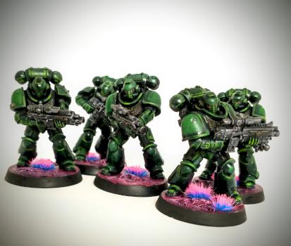 Dark Angels Tactical Squad by CriticalStatePatient