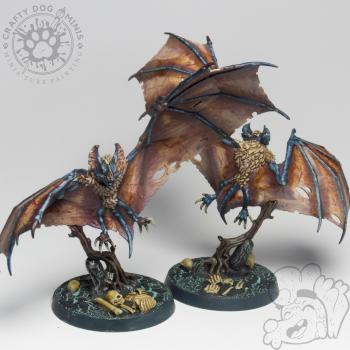 Zombie Fellbats by CraftyDogMinis