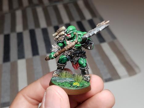 Angry ork by Vonpriebe