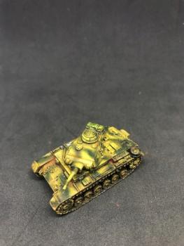 TANK PANZER II METAL Painted Flame of War FOW Germany 15mm by juanlurockerman