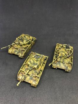 3X Panzer IV Platoon Painted Flame of War FOW Germany 15mm by juanlurockerman