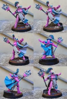 Trans pride color scheme Stormcast (Xandria Azurebolt) by CerberusXt