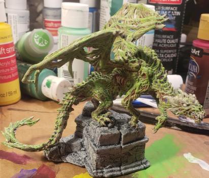 Undead Dragon Right by StrickSW
