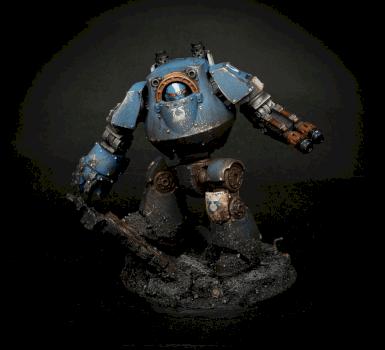 Ultramarines Contemptor Dreadnought by goboy3133