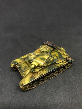 TANK PANZER II METAL Painted Flame of War FOW Germany 15mm by juanlurockerman