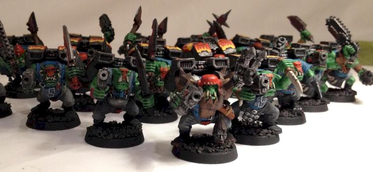 Orks Stormboy Mob by AzhrarnX