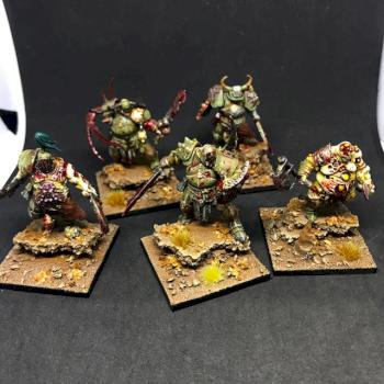 Putrid Blightkings MAGGOTKIN OF NURGLE CHAOS WARHAMMER AOS by juanlurockerman