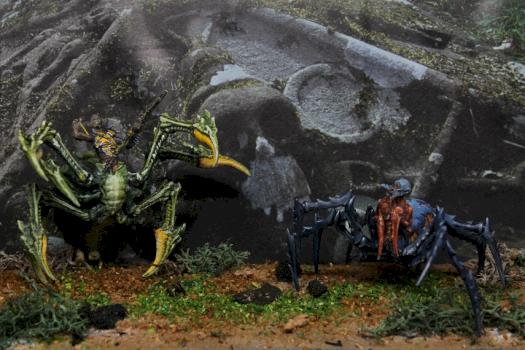 Spiderbattle by shadowpainter