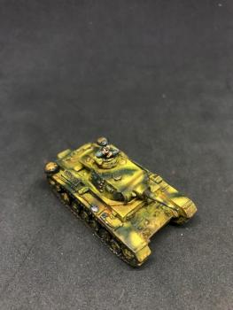 TANK PANZER II METAL Painted Flame of War FOW Germany 15mm by juanlurockerman