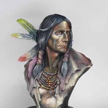 Native American Bust by mar_aoi