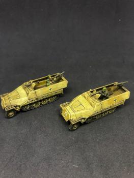 2X Armoured flak platoon Painted Flame of War FOW Germany 15mm by juanlurockerman