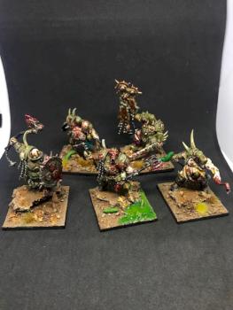 Putrid Blightkings MAGGOTKIN OF NURGLE CHAOS WARHAMMER AOS by juanlurockerman
