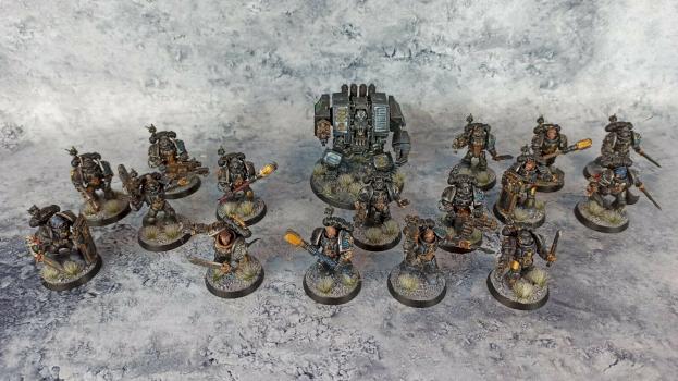 Warhammer 40k Space Marine Painted Deathwatch Kill Team Start Collecting Artemis by biscuitkiller