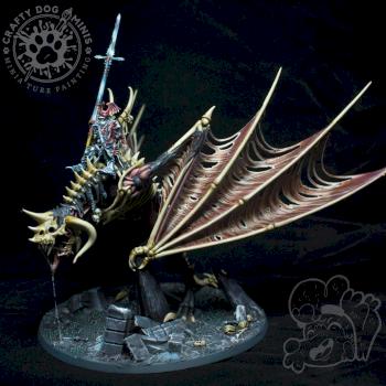 Prince On Zombie Dragon by CraftyDogMinis