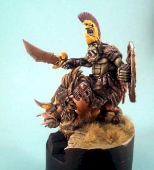 badmoon warboss (painted) by bodiscool
