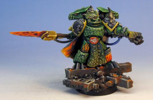 Salamanders Vulkan conversion, Warhammer 40k by Wappellious