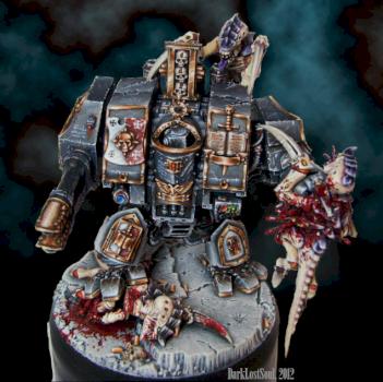 Grey Knights Dreadnought vs. Hormogaunts by DarkLostSoul