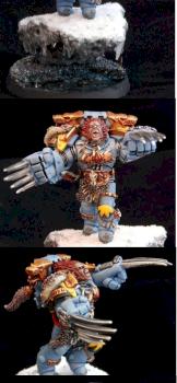Space wolf with lighting Claws by mabnkat