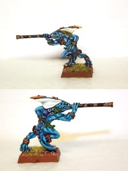 Lizardmen skink chief by moetry