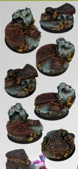 Ancient Ruins 40mm round bases set3 by Scibor