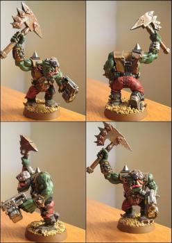 Black Reach Ork Nob by b00geyman