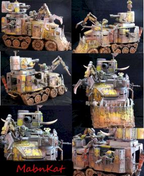 Ork battle wagon by mabnkat