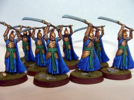 Elf Swordsmen by Draggonhammer