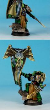 WARHAMMER 40K Dark Angel Lord with Standard by rene