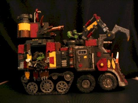 Ork Battlewagon by jeffwithpower