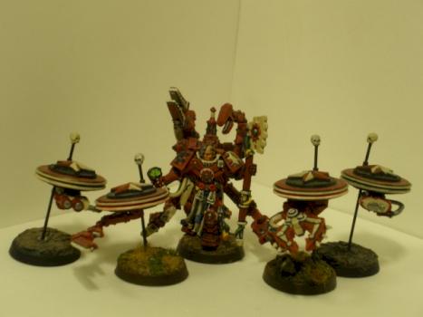 Tech marine and servitors by warprat13