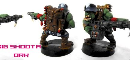 Ork Big Shoota Boy by drondel