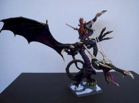 A Dragon with a guy on it by Delerium