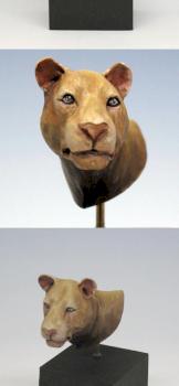 Lion Bust by AmyBrehm