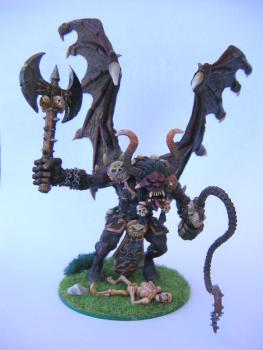 Bloodthirster, Greater Daemon of Khorne by green stuff