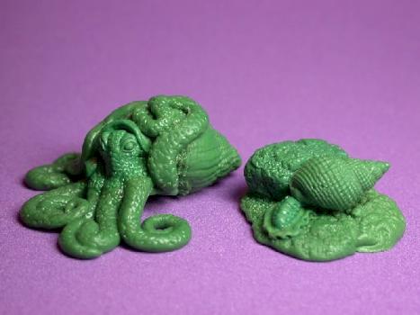 squid and snail by Eastern Front Studio