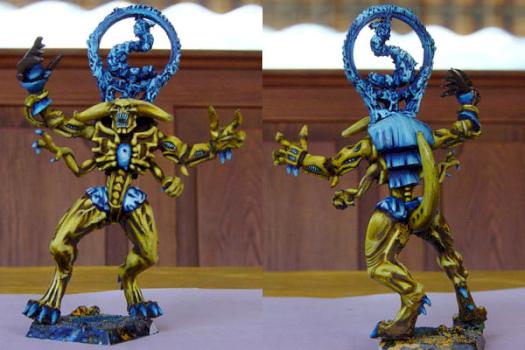 Daemonic Herold of Tzeentch (heavily converted) by Taranus