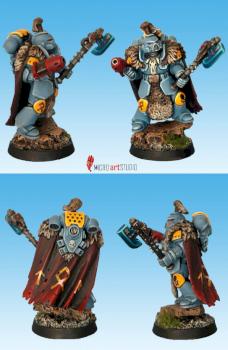 Space Wolves Rune Priest by MiG