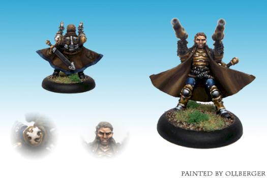Allister Caine, face repainted by Ollberger
