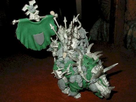 Khorne lord on Juggernaut WIP by NAVARRO