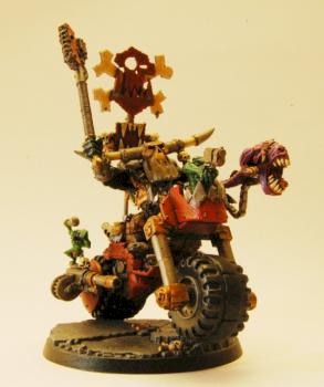 Warboss on a bike by anythingbutaone