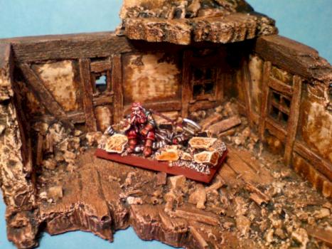 GIMLI ON DEAD URUK-HAI. by PAINTONY