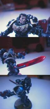 Space Marine Veteran Sergeant Nathaniel of the Grail Keepers by Rogan