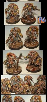 escouade de 8 spaces wolves avec seigneur et chapelain by grosbob2