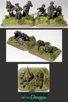 Flames of war German Sturmkompanie HQ & Snipers by E616