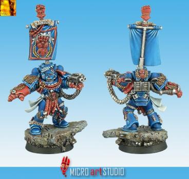Space Marines Crimson Fists Pedro Kantor by MiG