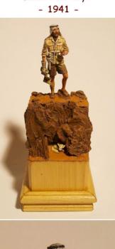 Capitaine du SAS - Libye - 1941 by Corbec