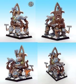 King Thorgrim on Throne Dwarfs King by DiaConUparty