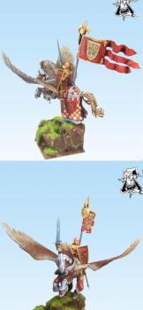 Bretonnian Hero on Royal Pegasus. by Black Gobbo