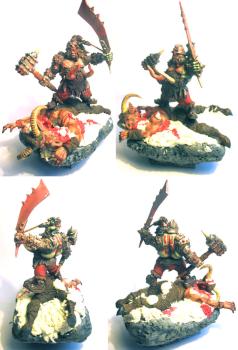 Ogre tiran battle collage by sadness