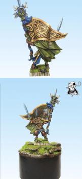 Wood Elf Standard Bearer Limited by Black Gobbo